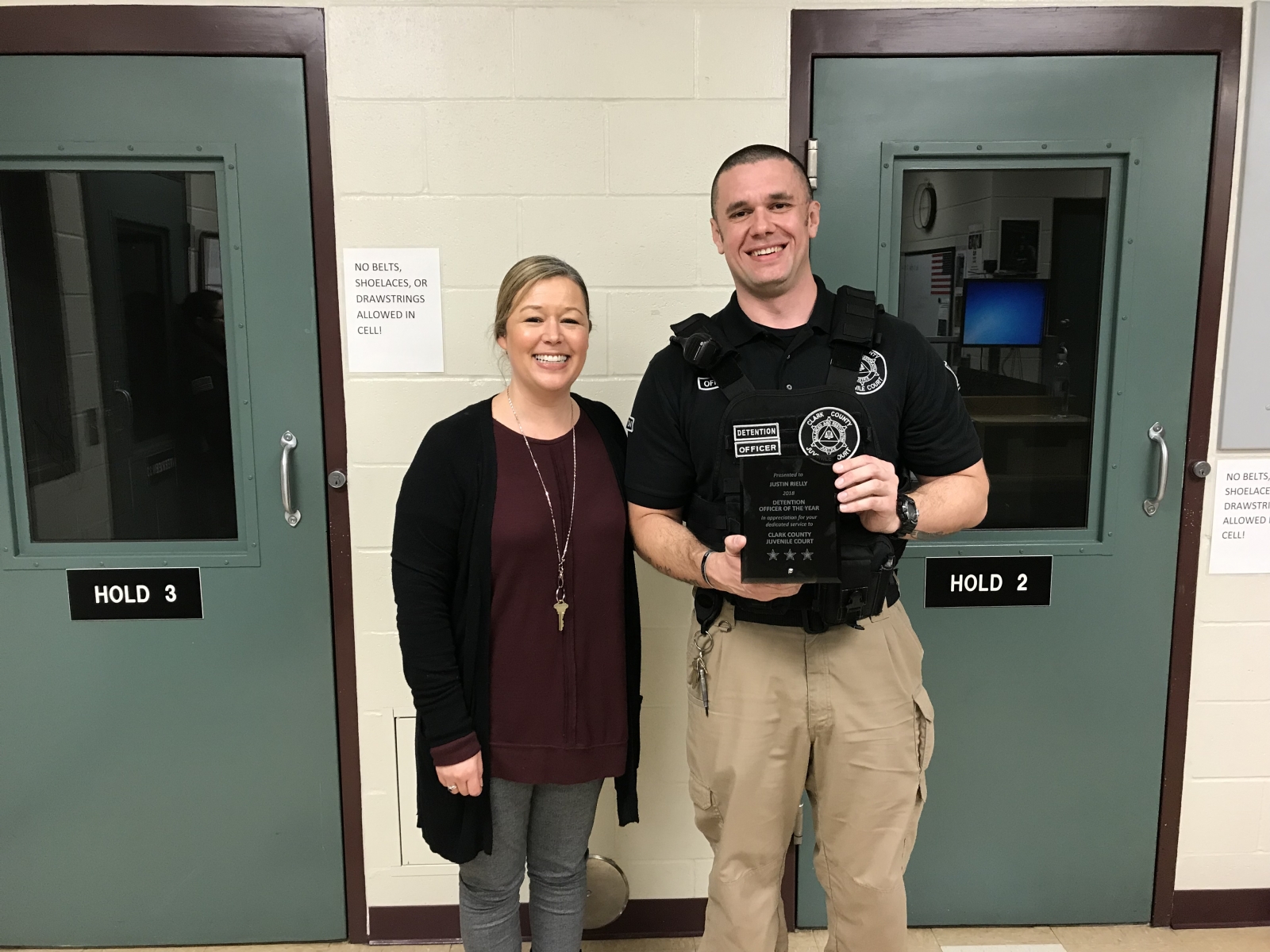 2018 Juvenile Detention Officer of the Year Clark County
