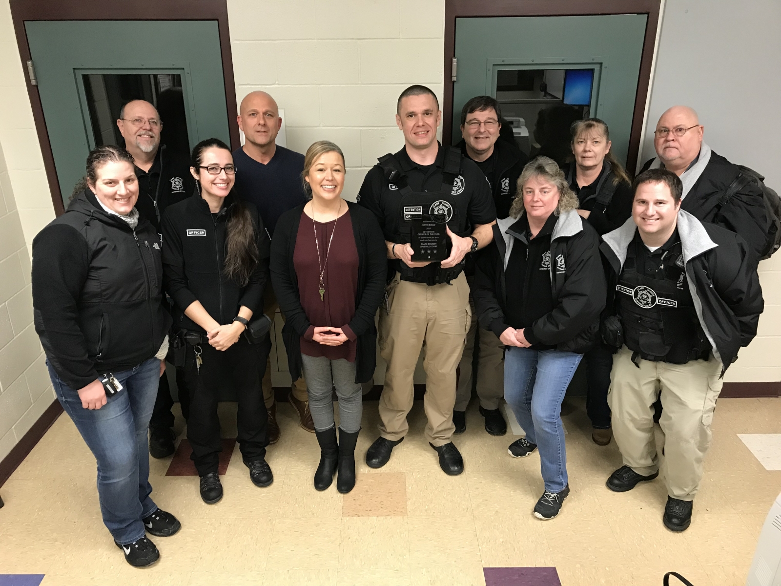 2018 Juvenile Detention Officer of the Year Clark County