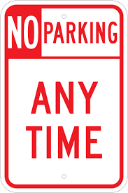 no parking sign