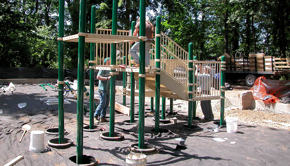 Parks construction.