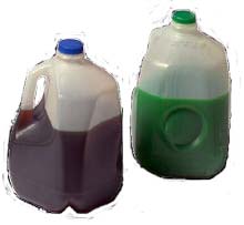 antifreeze and oil