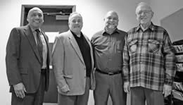 From left to right: Pat Escamilla--Current Administrator Ernie Veach-White (1994-2008) Gary Ripley (1983-1994) Robert Axlund (1960-1981) Not Pictured: Gene DiRe (1981-1983) Dean Matthew (1957-1960) D.M. Gilpin (1943-1957)  