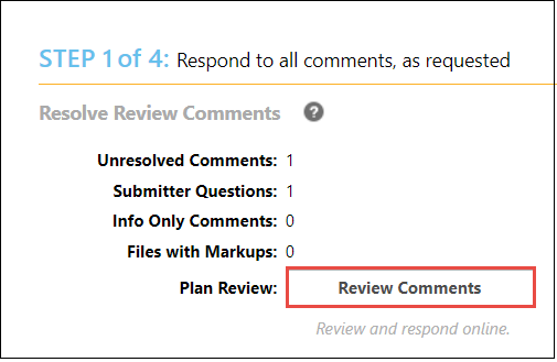 Review comments