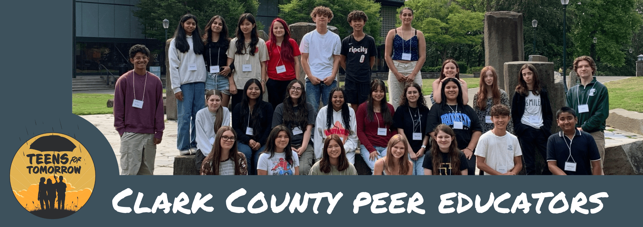 The 2024-2025 members of Teens for Tomorrow