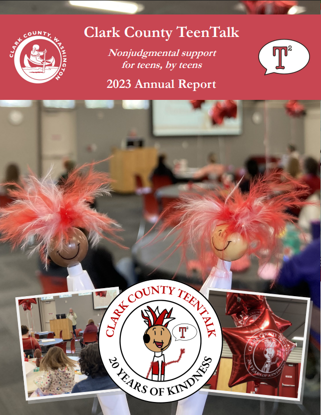 2023 TeenTalk Annual Report Cover