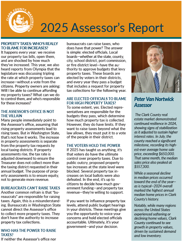 2023 Assessor's Report first page