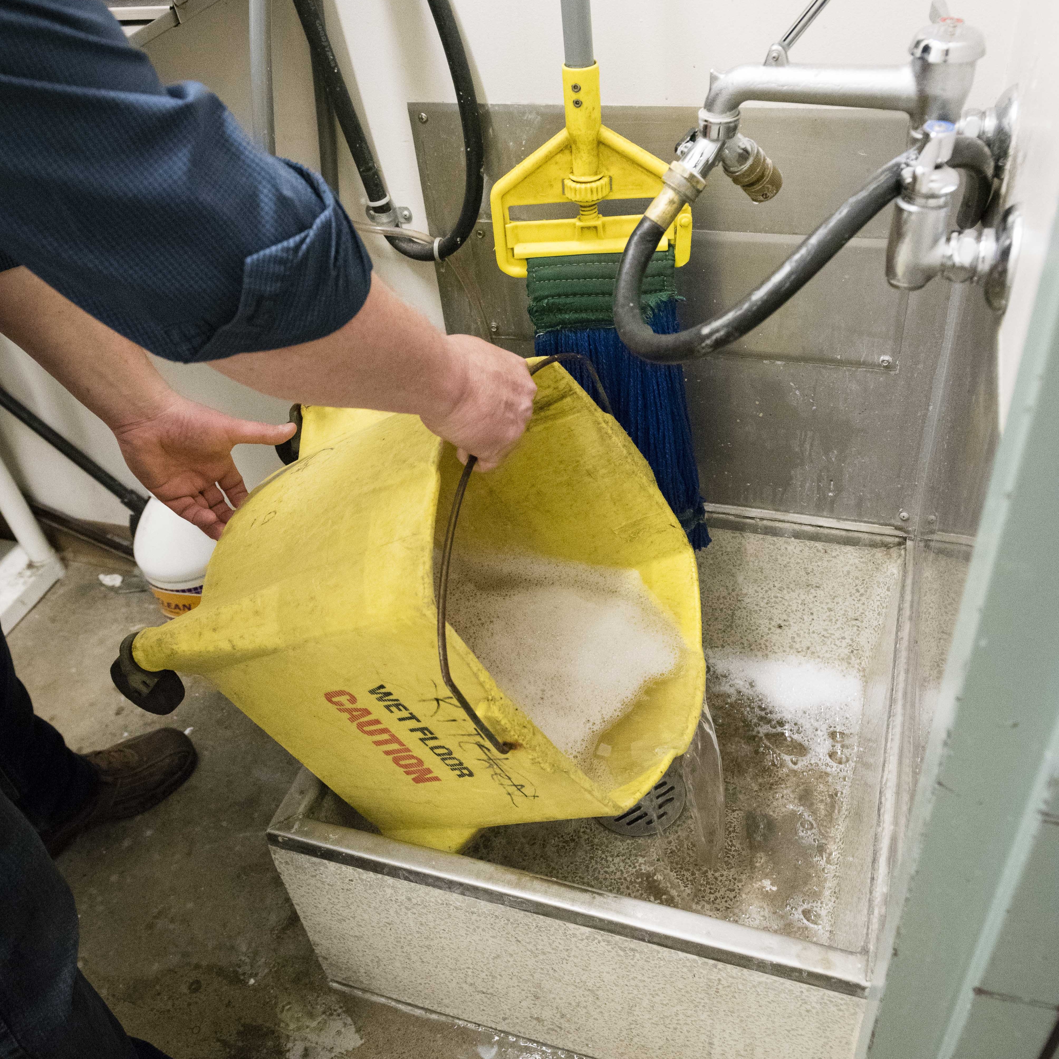 Wash Water in sink