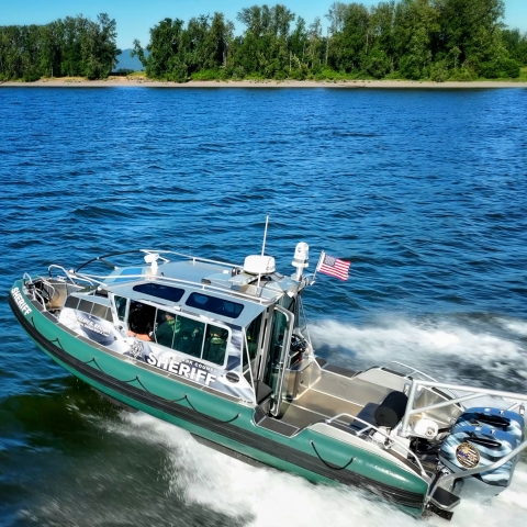 Marine Boat on Columbia