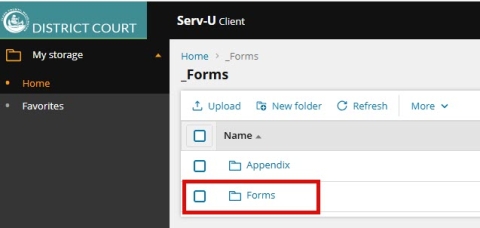 Serv-U Forms Folder